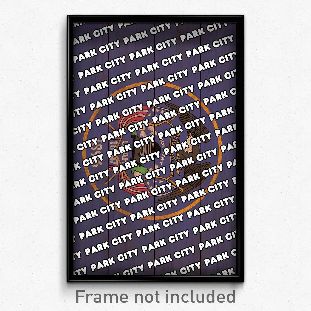Park City Utah Poster (UT City Souvenir 11x17 Town Print)