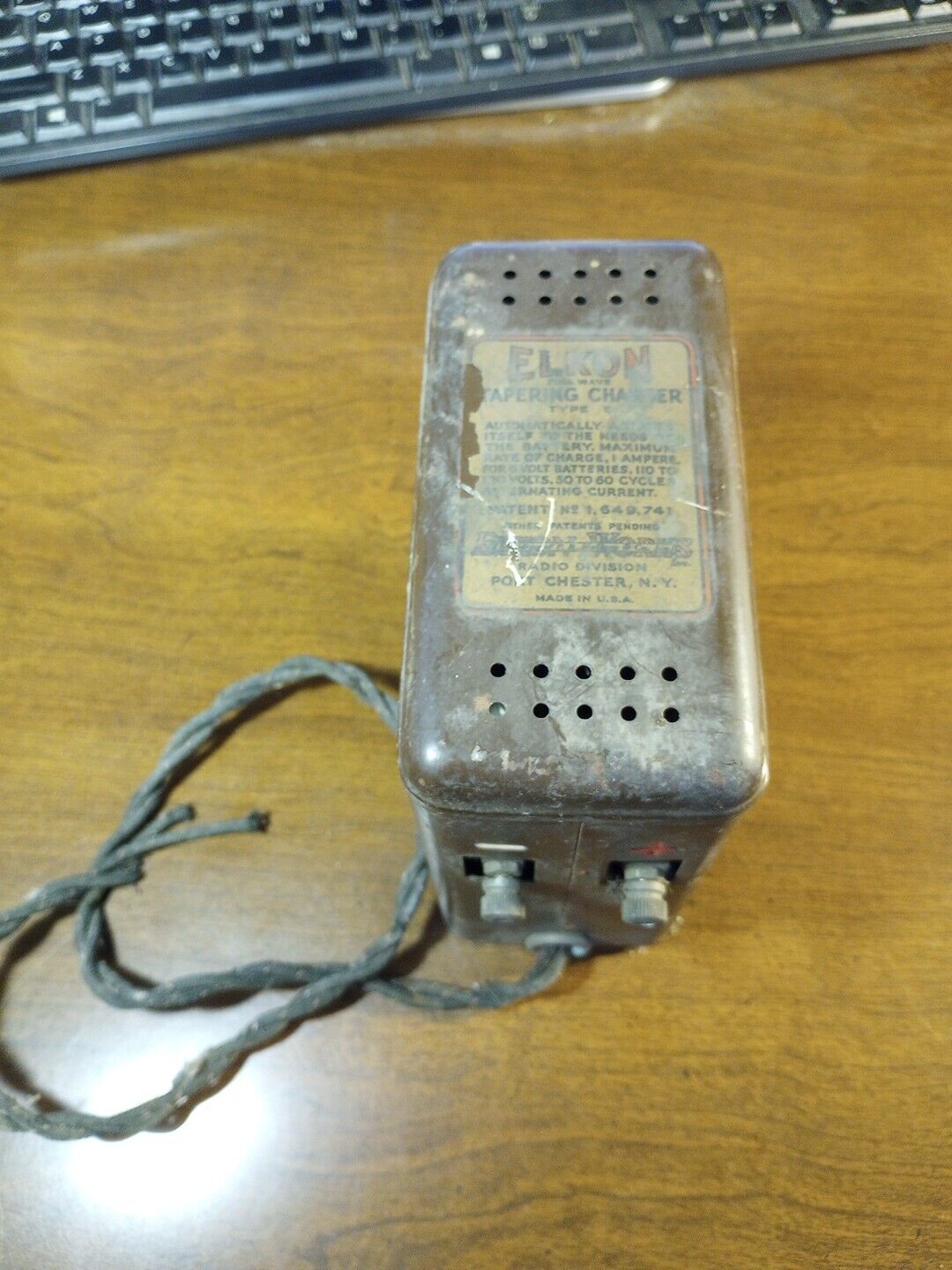 Vintage Elkon Type E Tapering Charger