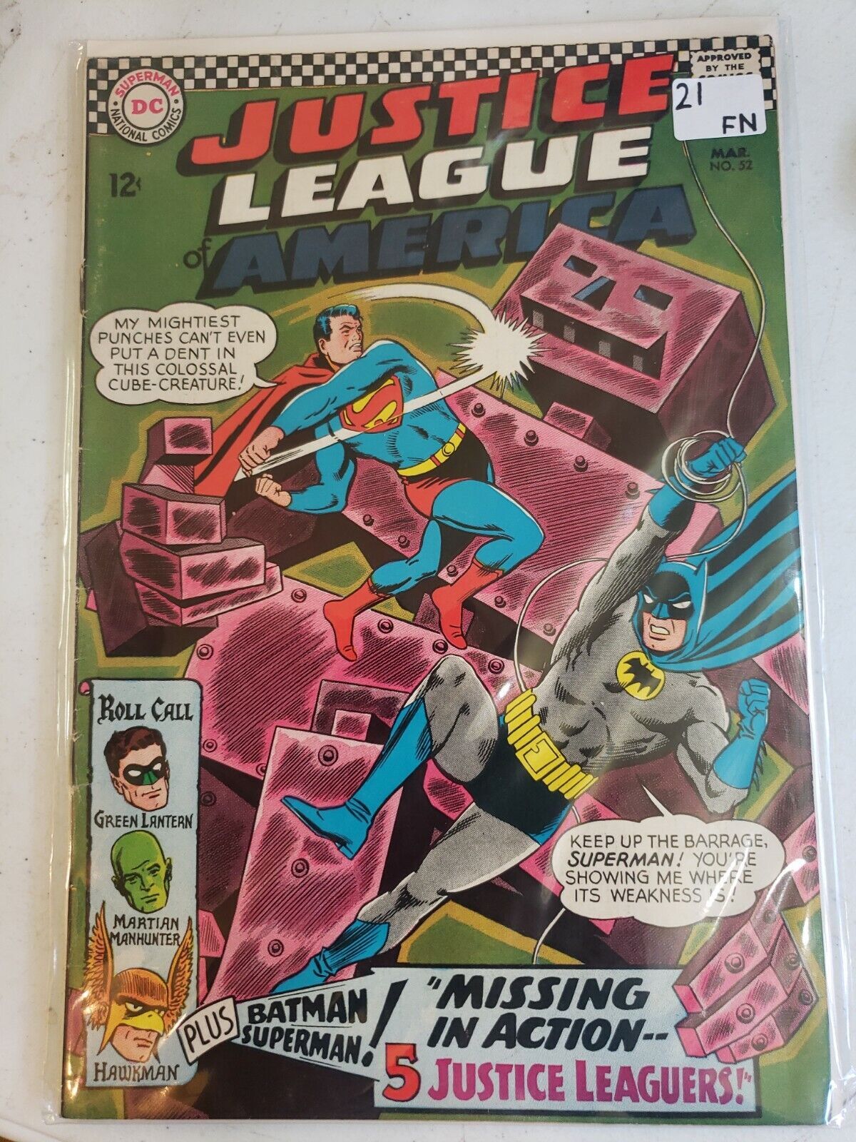 Justice League of America #52 DC 1967 MAR \