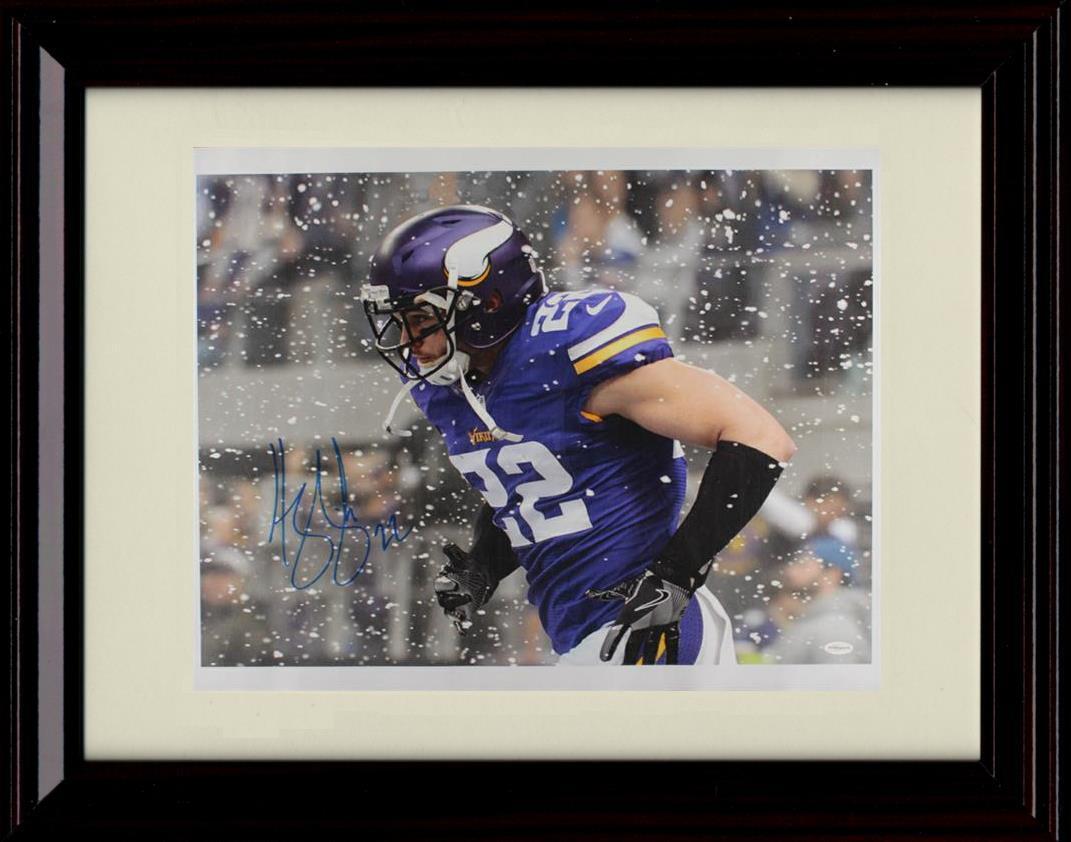 Unframed Harrison Smith - Minnesota Vikings Autograph Promo Print - Snow Profile