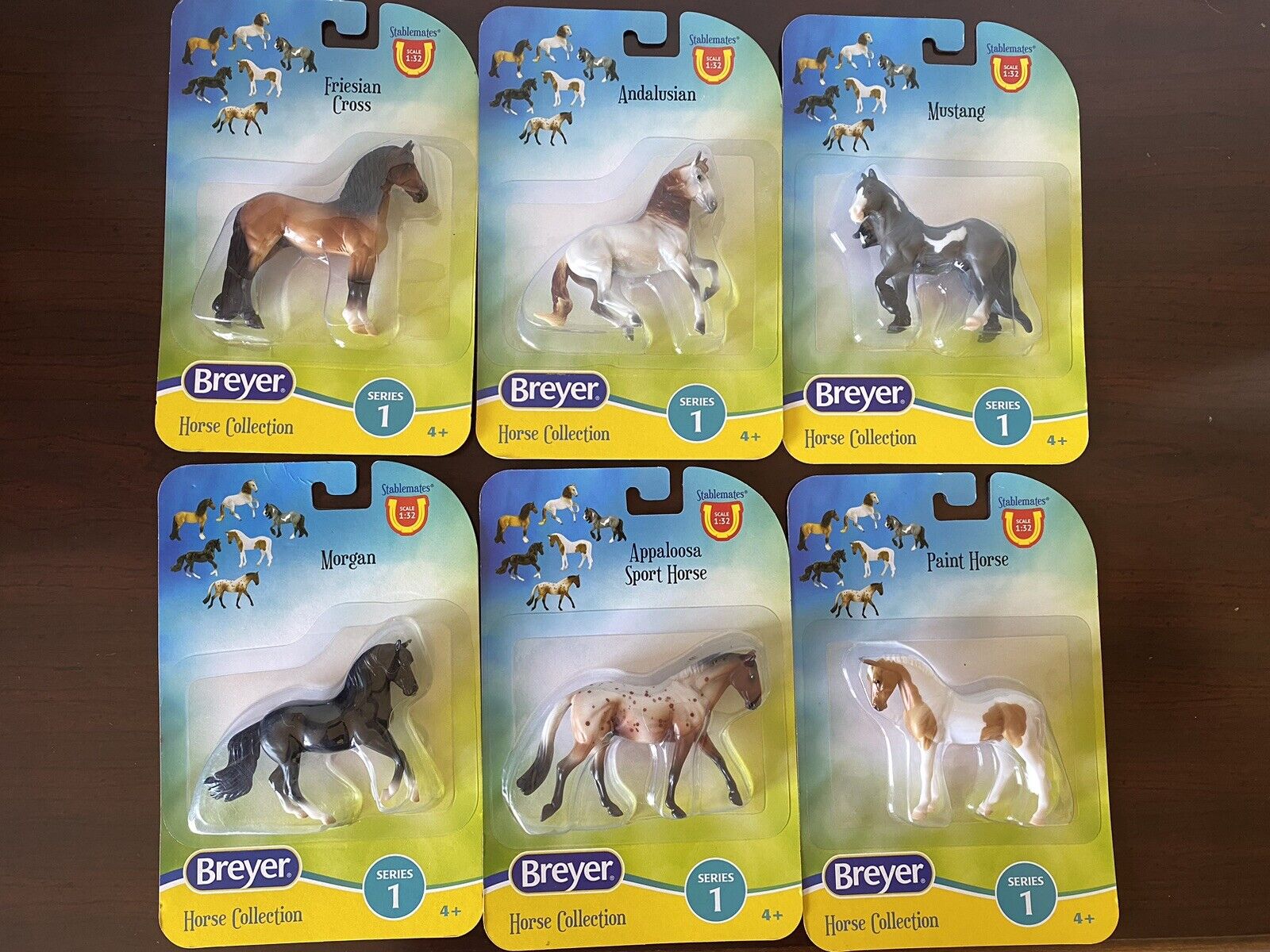 Breyer #6920 Stablemate Horse Collection Series 1 Set of 6