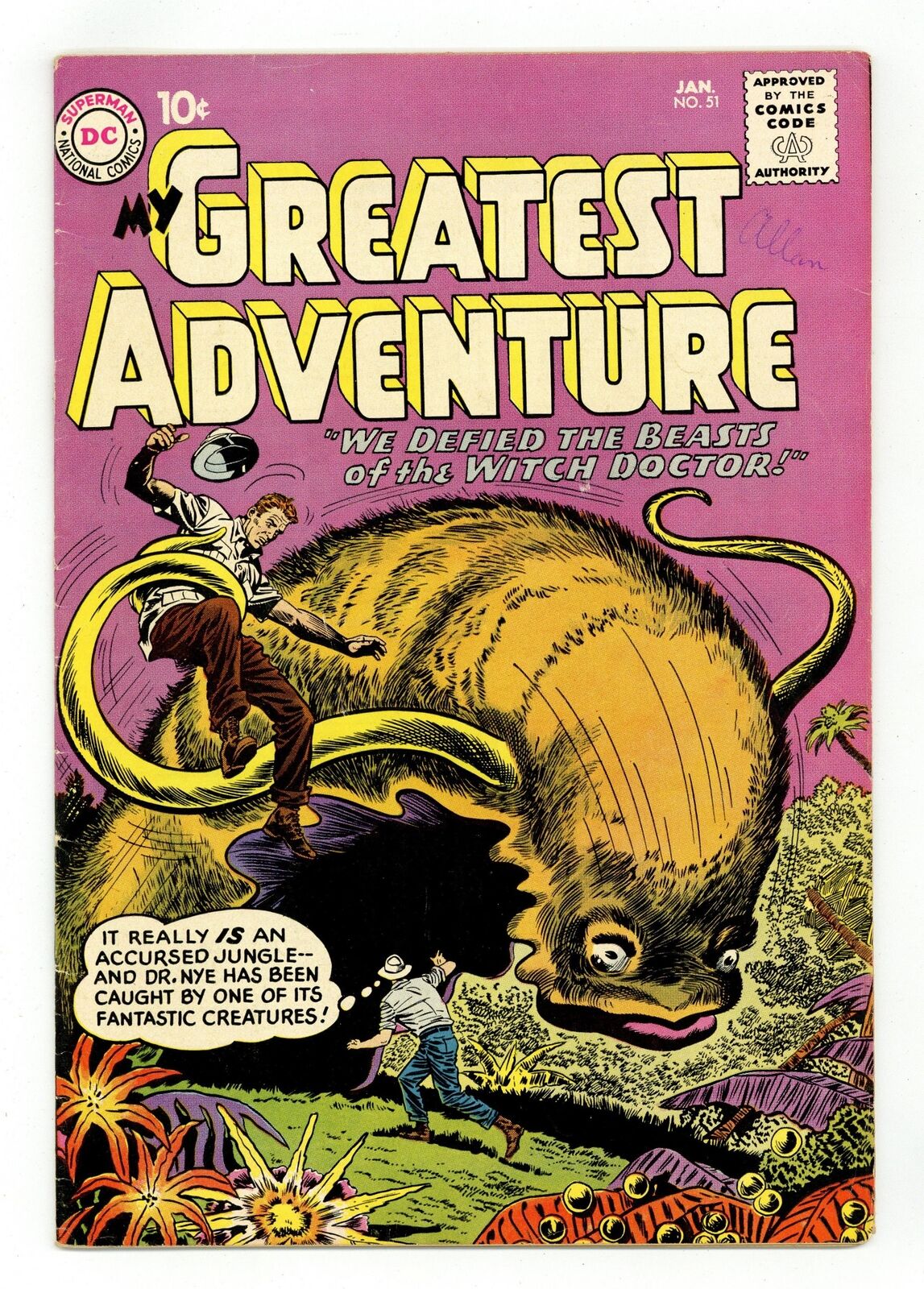 My Greatest Adventure #51 VG 4.0 1961