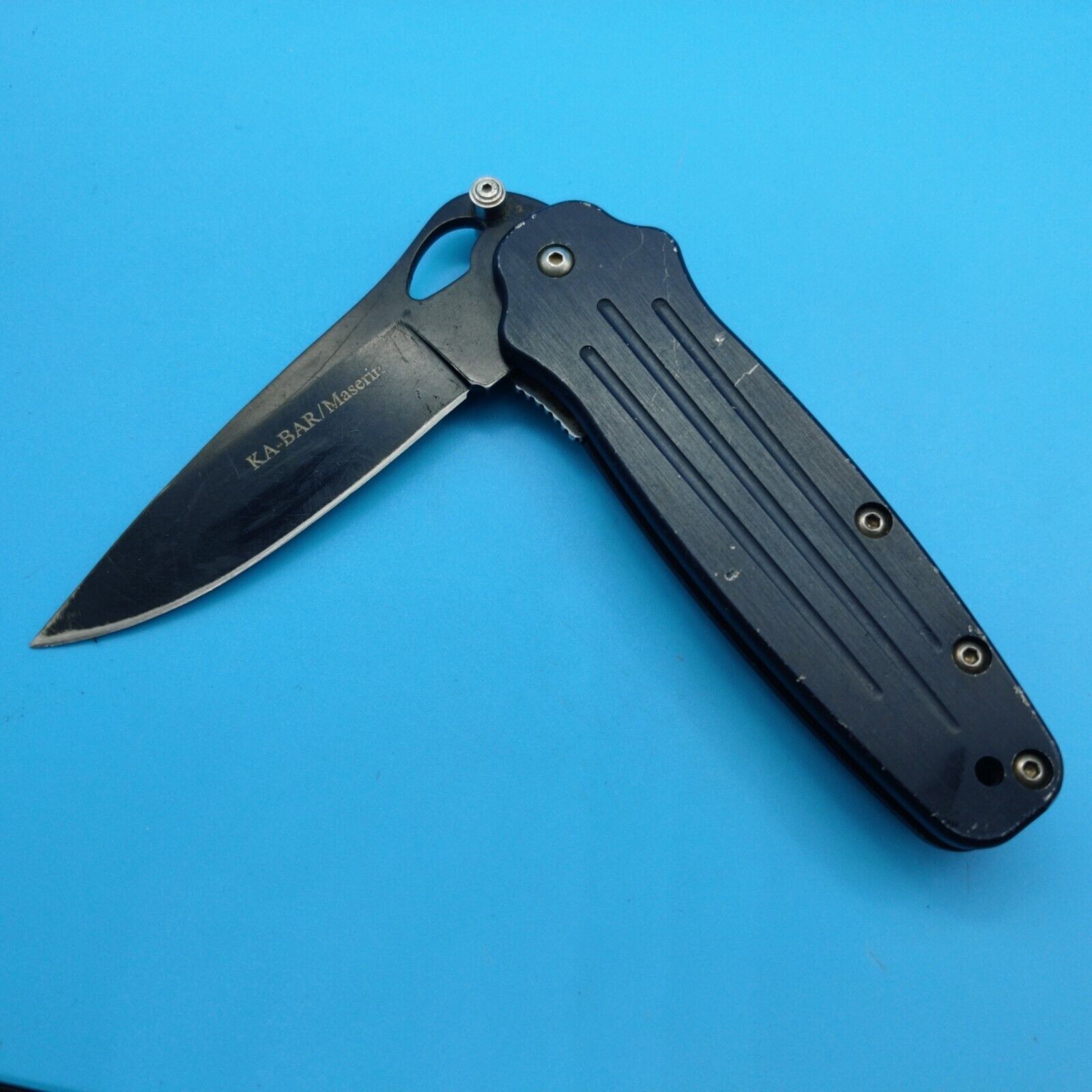 USED Maserin folding Knife Guadalup Model 231-T Made in Italy by ka-bar tactical