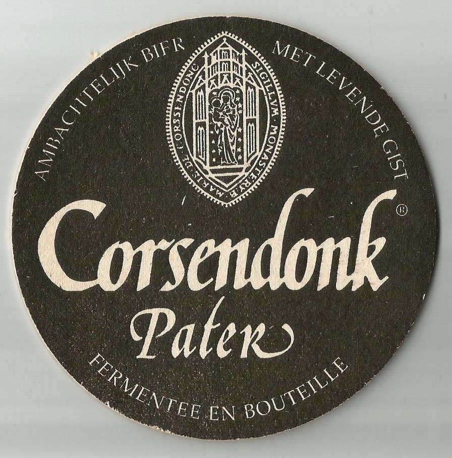 15 Corsendonk Pater  Beer Coasters  Abbey Brown Ale   Belgium