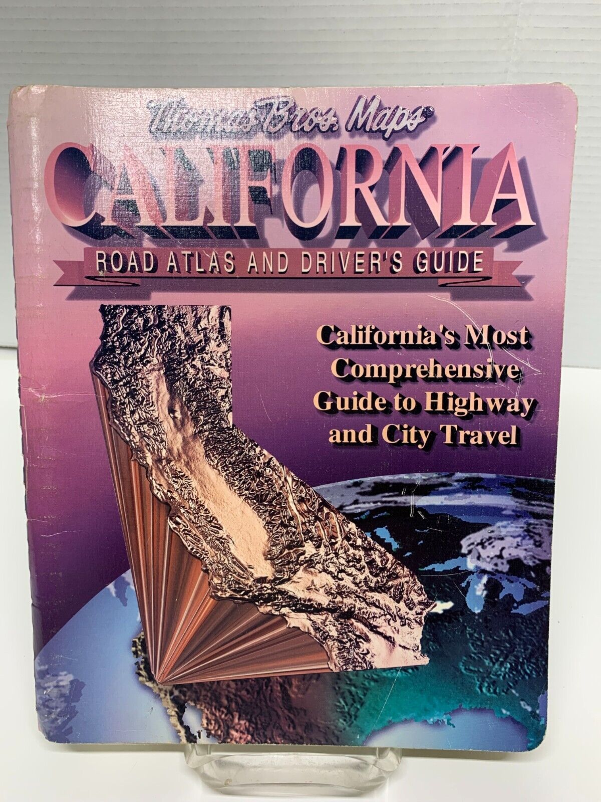 THOMAS BROS MAP BOOK CALIFORNIA ROAD ATLAS AND DRIVER\'S GUIDE 1996