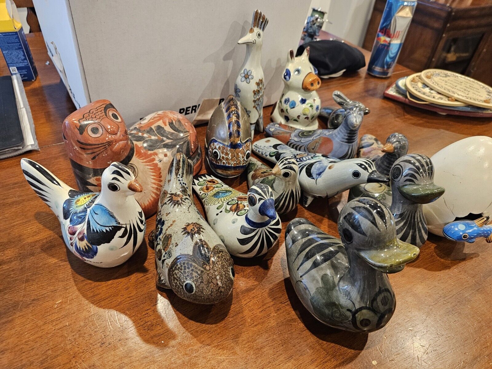 Vintage  Mexican Tonala animal figures