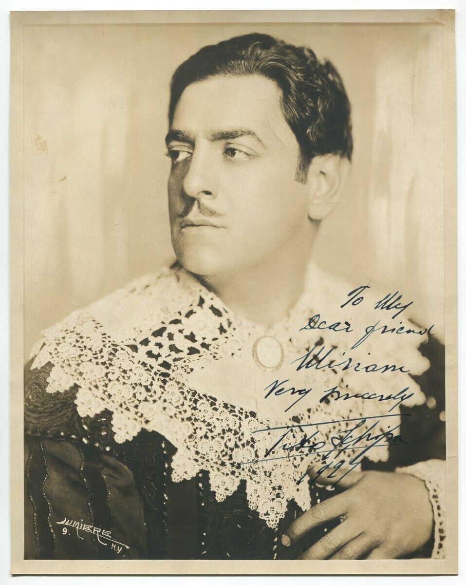 1924 Operatic Tenor Tito Schipa Signed Photograph