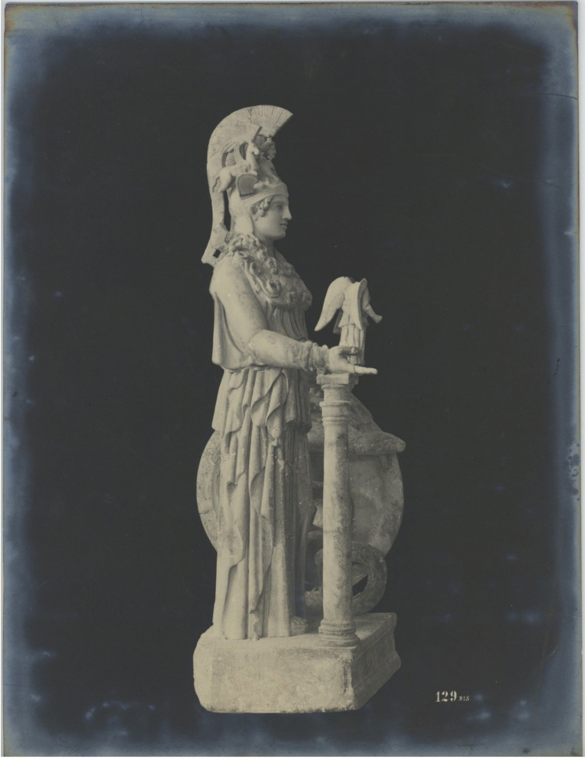 Greece, Athens, National Museum, Athena Parthenos Vintage Print Silver Print