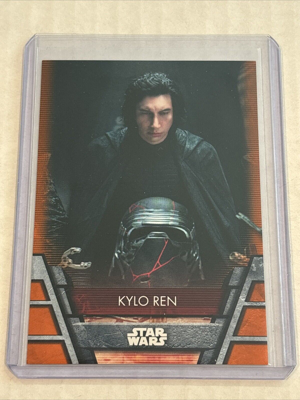 2020 Topps Star Wars Holocron Kylo Ren Orange Parallel 02/99 Card #F0-7 TFA