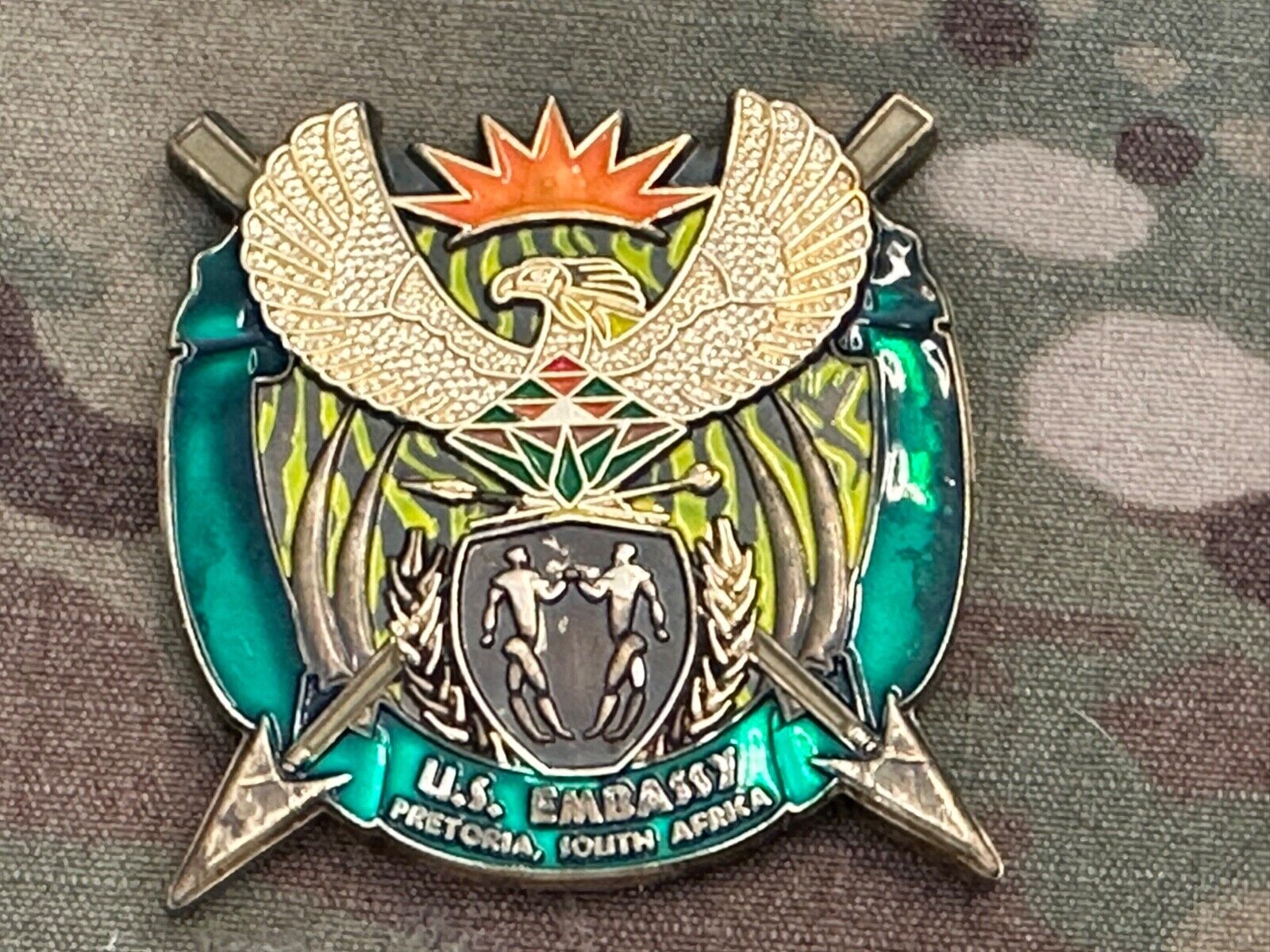 USMC Security Guard Detachment US Embassy Pretoria South Africa Challenge Coin
