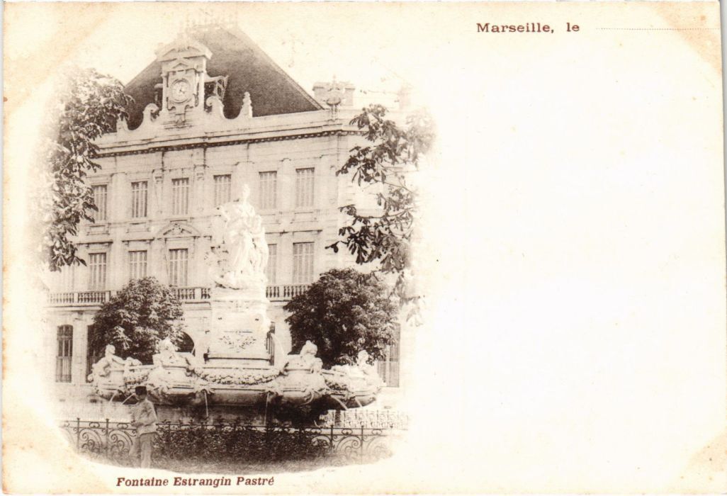 CPA MARSEILLE Fountain Strangin Pastre (1294003)