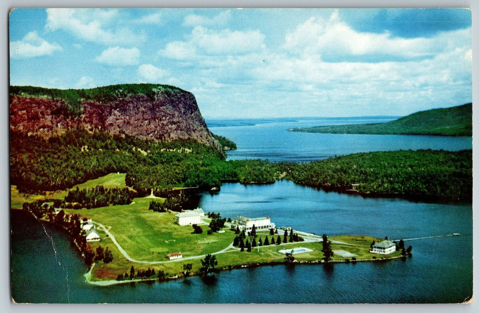 Maine ME - Kineo Mountain - Moosehead Lake 39 Miles Long - Vintage Postcard