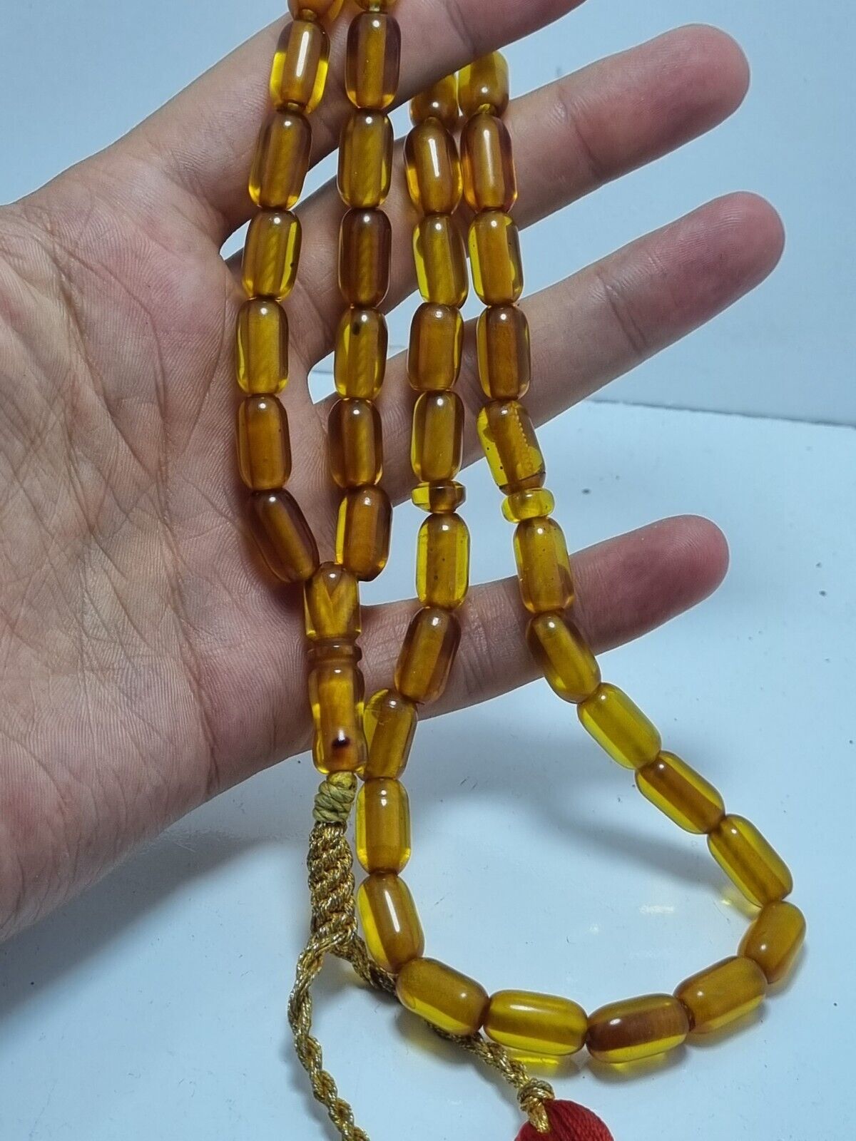 Antique Islamic prayer beads (Bakelite) 42 beads