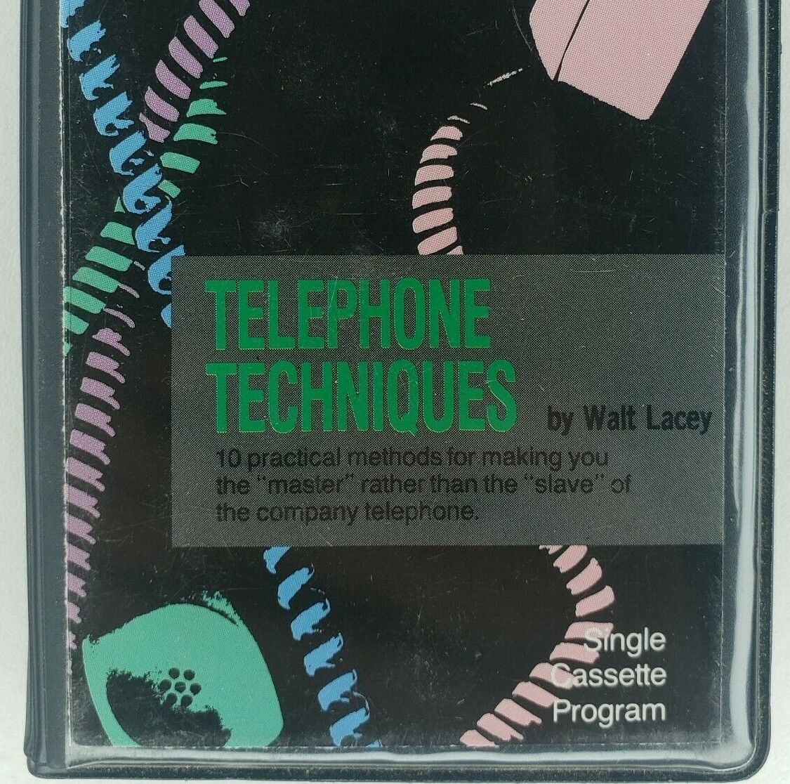 Telephone Techniques Dr Walt Lacey 1987 National Seminar Audio Cassette Tape
