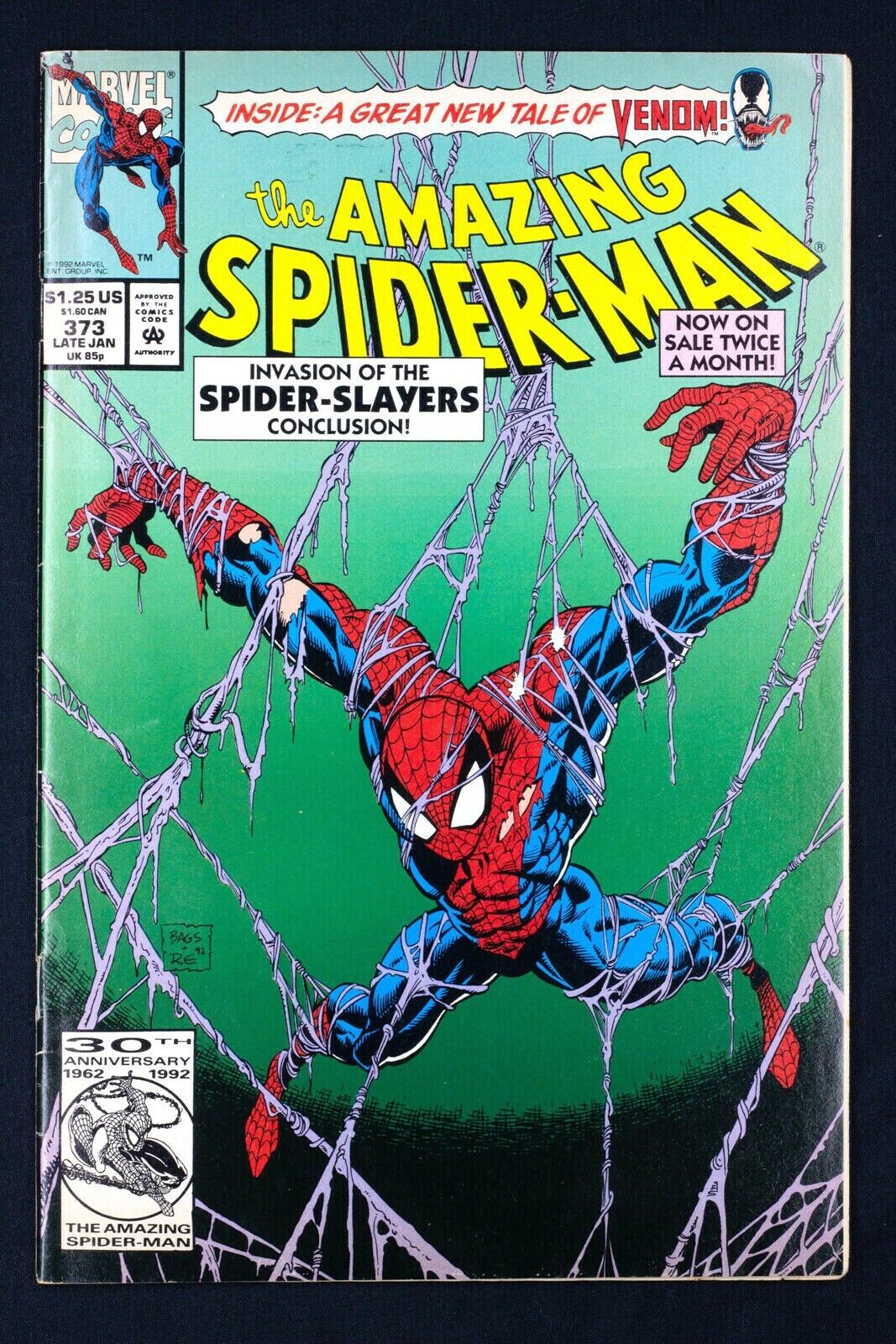 Amazing Spider-Man Vol. 1 #373 (Marvel, 1993) Venom Mid-Grade