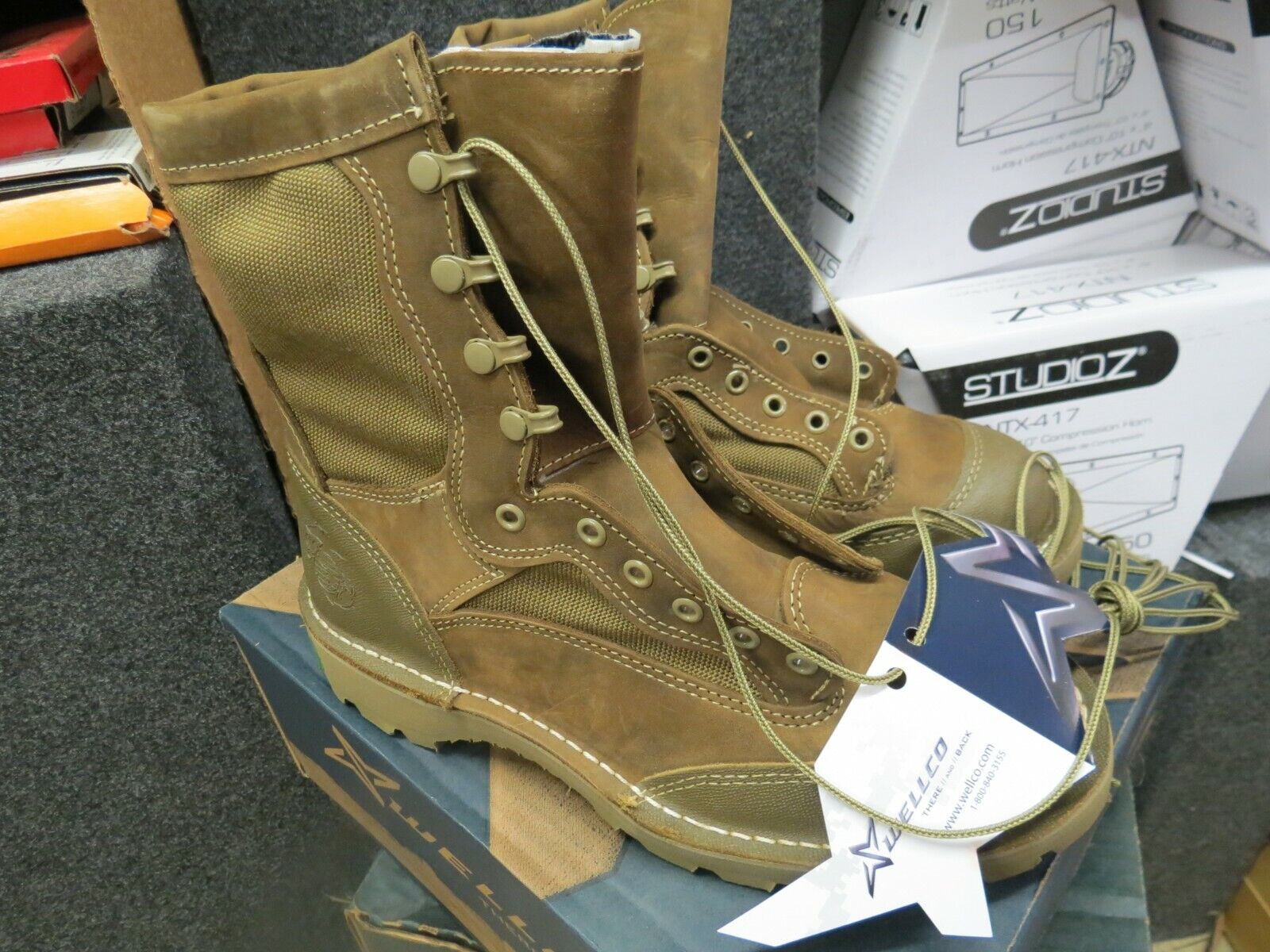 BOOTS,  USMC TW RAT BOOT    SIZE: 15.5 W    NEW IN BOX  