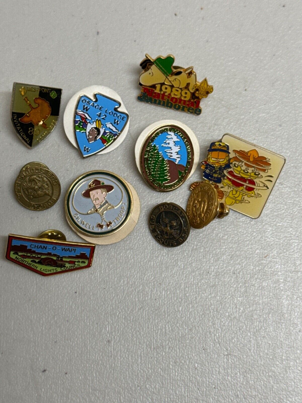 Boy Scout Pins mixed lot of 10 Lot #1