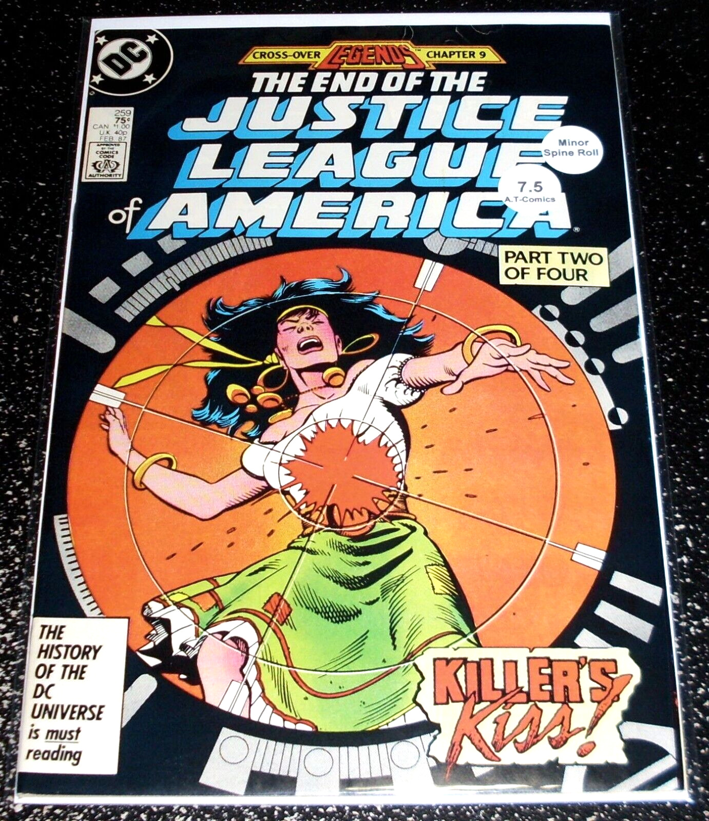 Justice League of America 259 (7.5) 1st Print 1987 DC Comics- Flat Rate Shipping