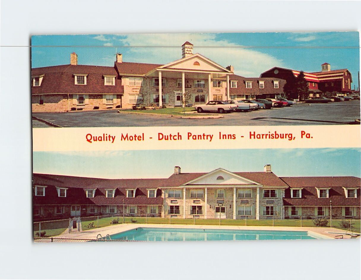 Postcard Quality Motel Dutch Pantry Inns Harrisburg Pennsylvania USA