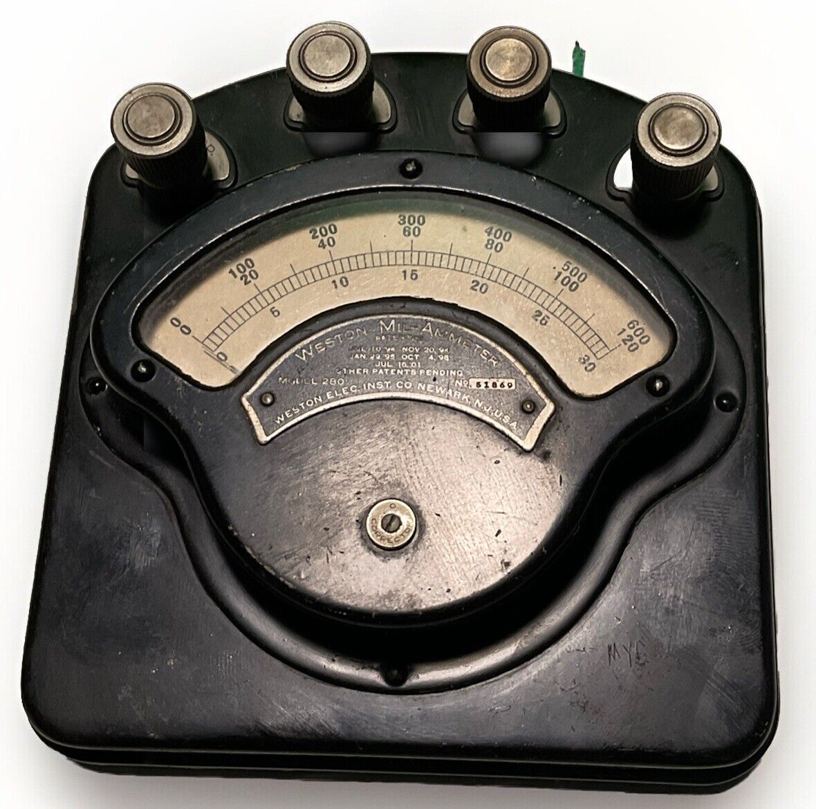 Vintage Weston Model # 280 Mil-Ammeter