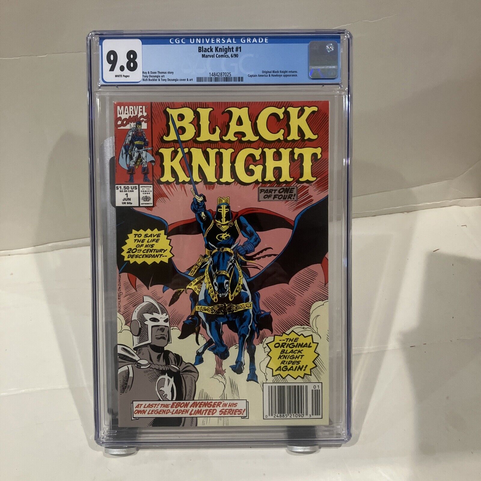 Black Knight #1 CGC 9.8; Marvel Comics 1990; 1st Solo Ft. Dane Whitman; MCU Key