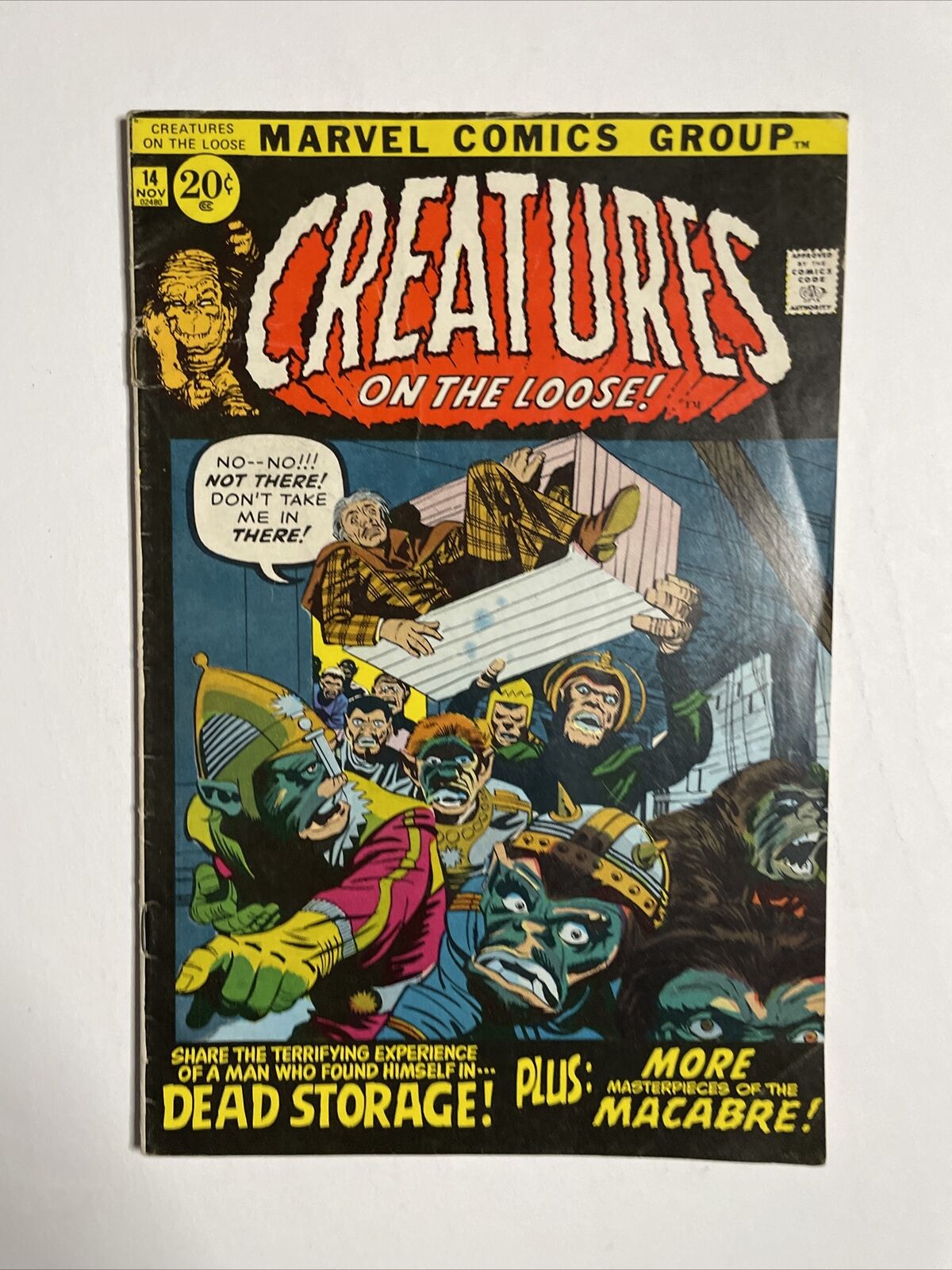 Creatures On The Loose #14 (1971) 7.0 FN Marvel Bronze Age Comic Book Horror