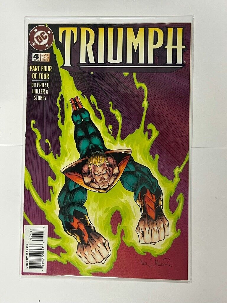 Triumph #4 DC Comics 1995 - Priest / Miller | Combined Shipping B&B