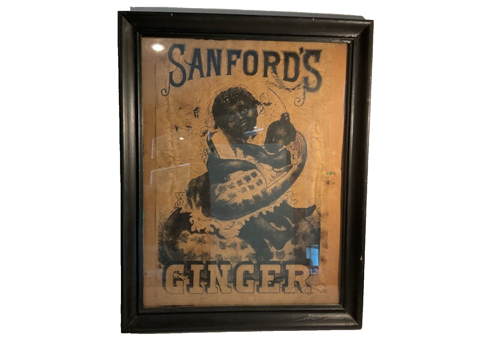 Antique Vintage Advertising Store Display Print for  Sanford\'s Ginger