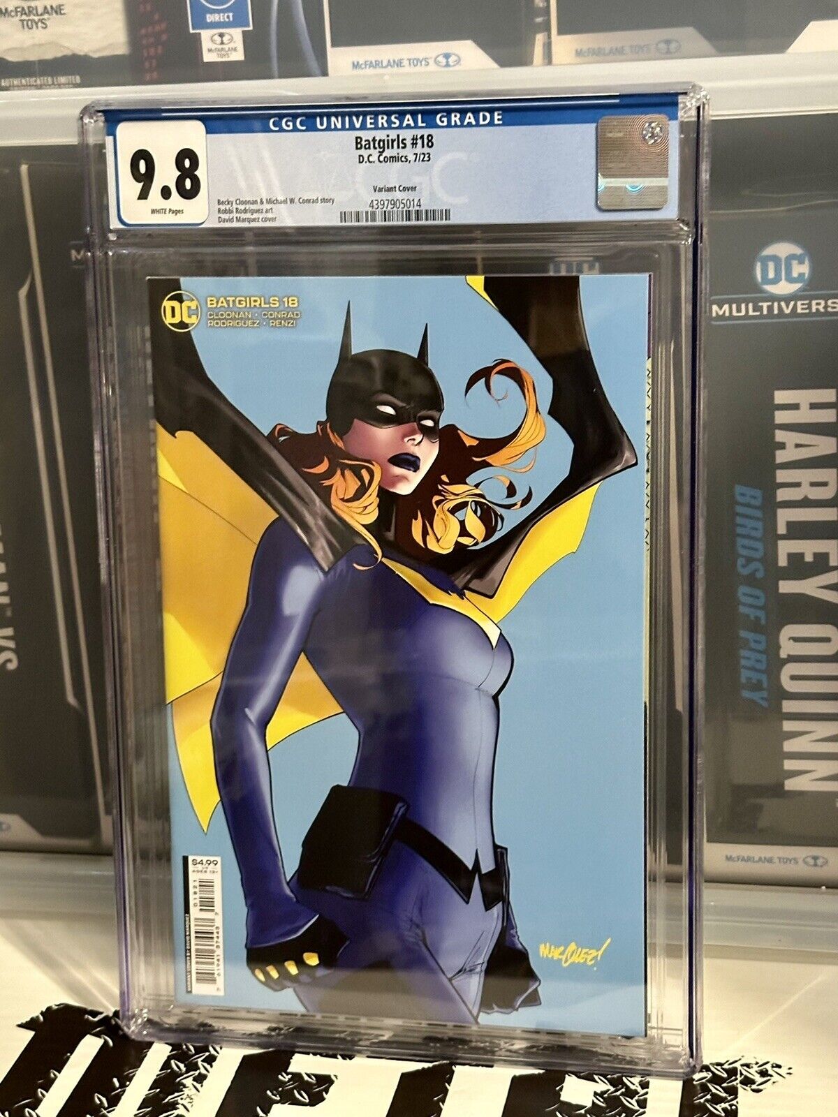 Batgirls #18 CGC 9.8 Marquez Blue Batgirl Variant Cover Barbara Gordon DC New MT