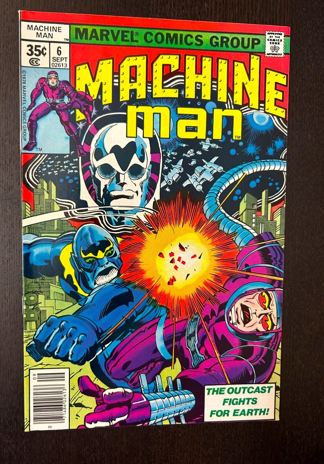 MACHINE MAN #6 (Marvel Comics 1978) -- Bronze Age Superheroes -- NM-
