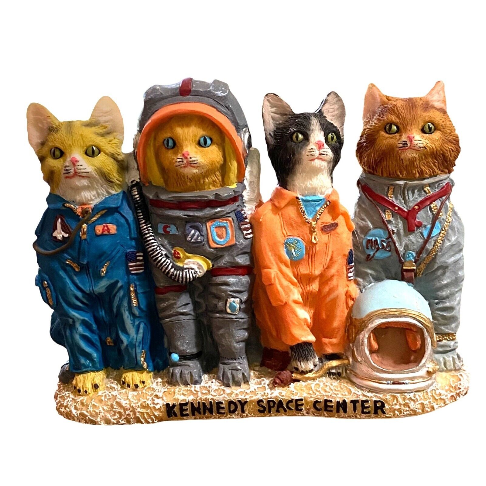 NASA Kennedy Space Center Astronaut Cats Figurine Prints of Tails