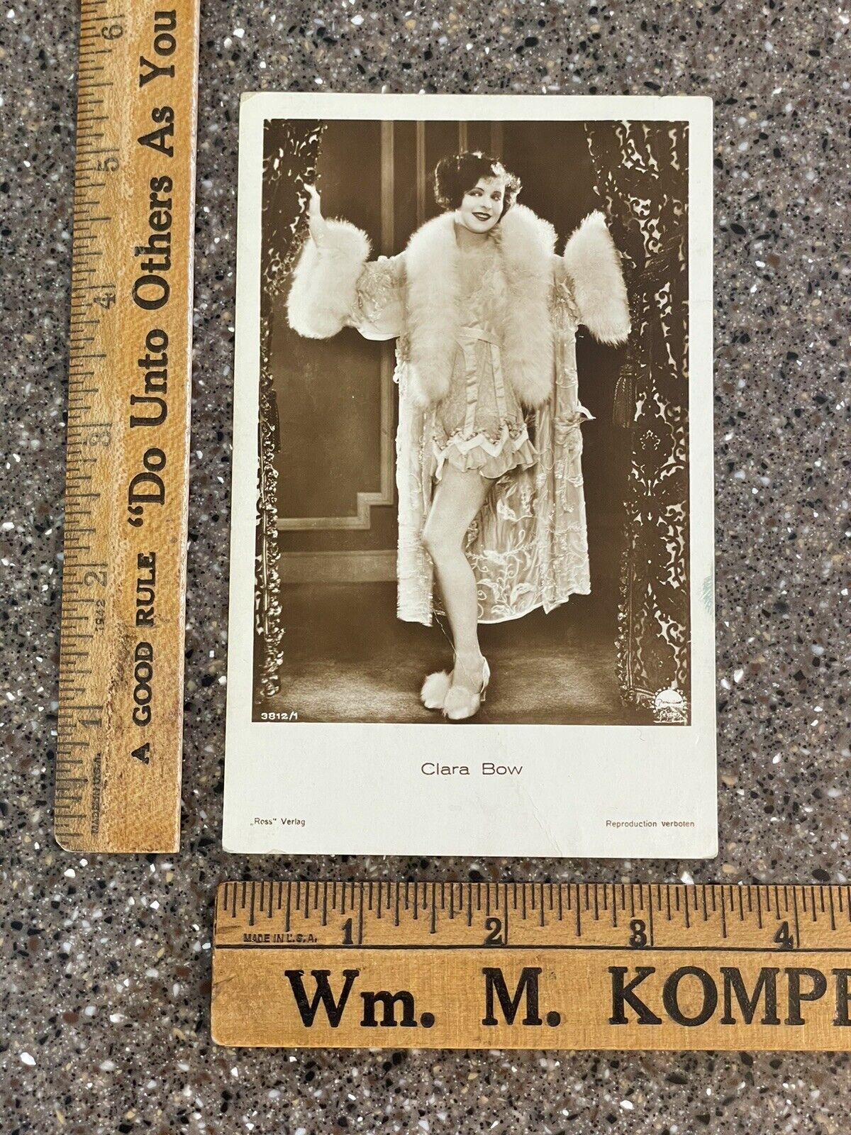 Vintage Clara Bow Postcard 1929 Photo Movie Star 1920’s Netherlands Rare Germany