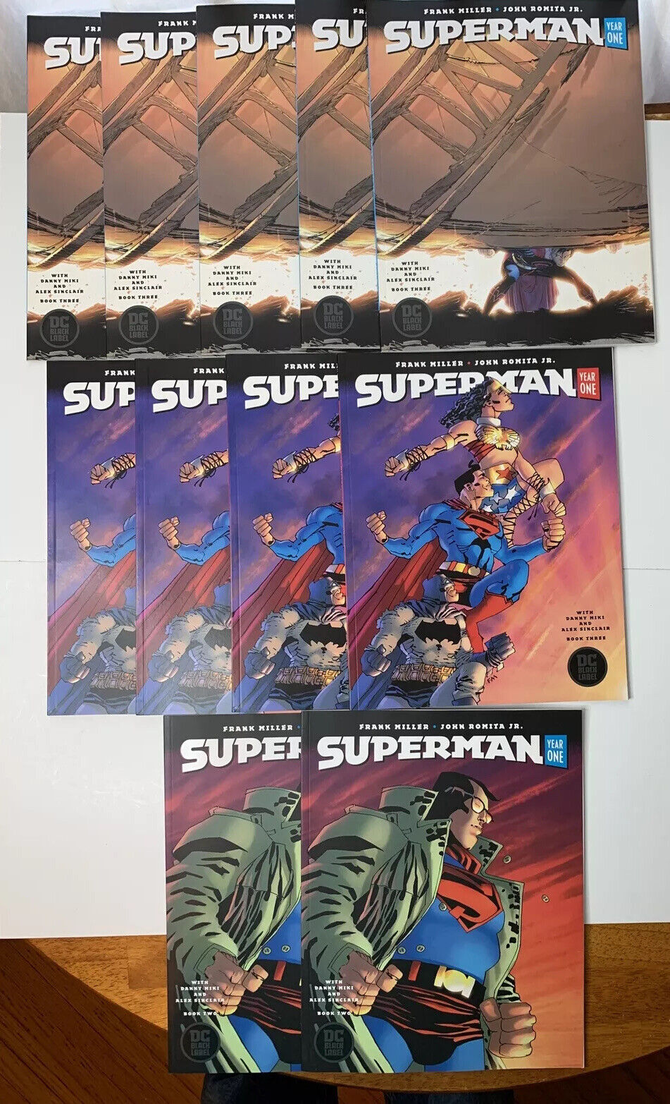 Superman Year One DC Lot Comics Black Label 2 3 Frank Miller John Romita Jr. 11