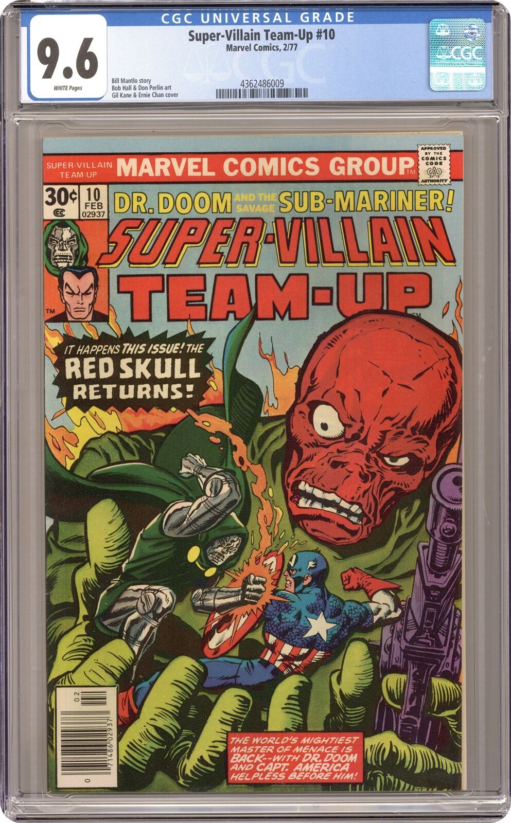 Super-Villain Team-Up #10 CGC 9.6 1977 4362486009