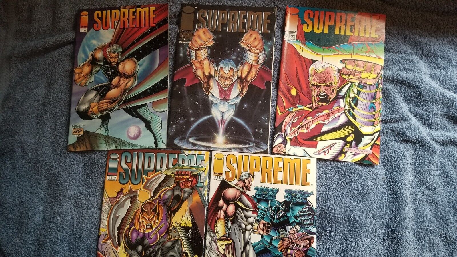 Supreme #0-4 Image Comics Foil Cover 