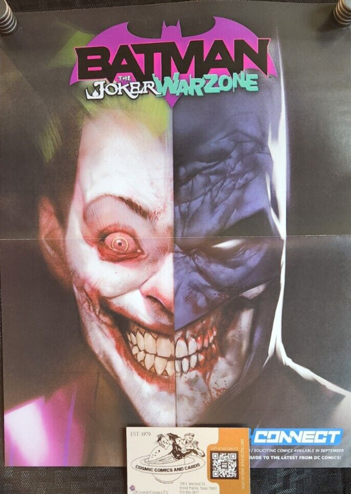 Batman The Joker Warzone 2020 DC Comics Folded Poster