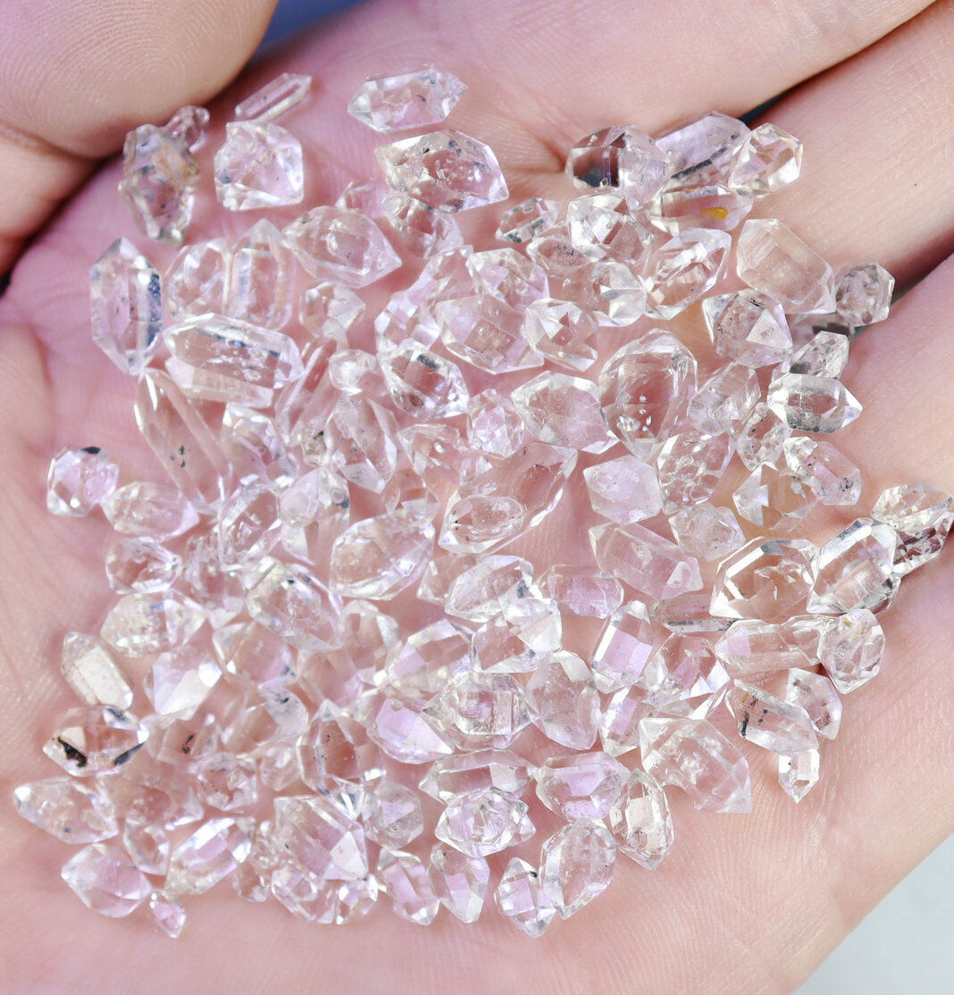 116pcs Natural Herkimer Diamond Crystal Quartz Crystal Point Mineral Specimen