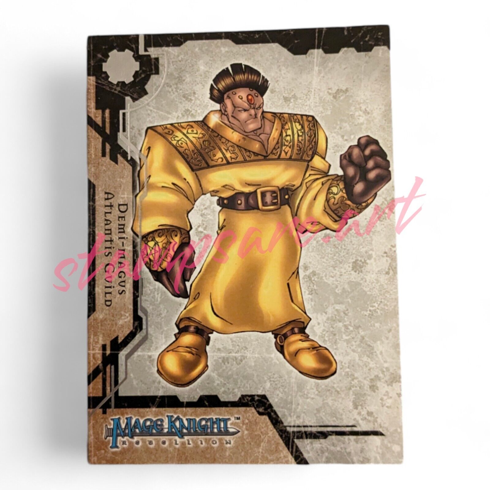 Mage Knight Rebellion Card RE4 Demi-Magus Atlantis Guild 2001