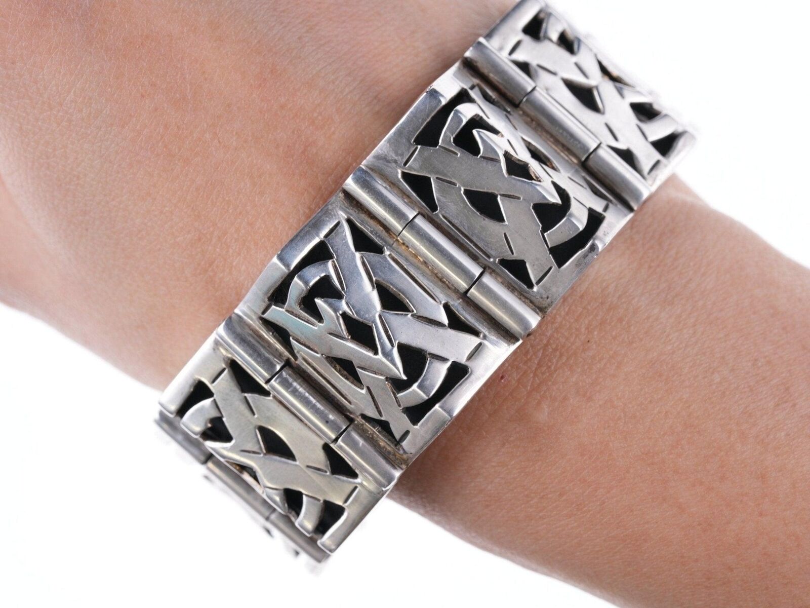 1950's Mexican sterling silver bracelet