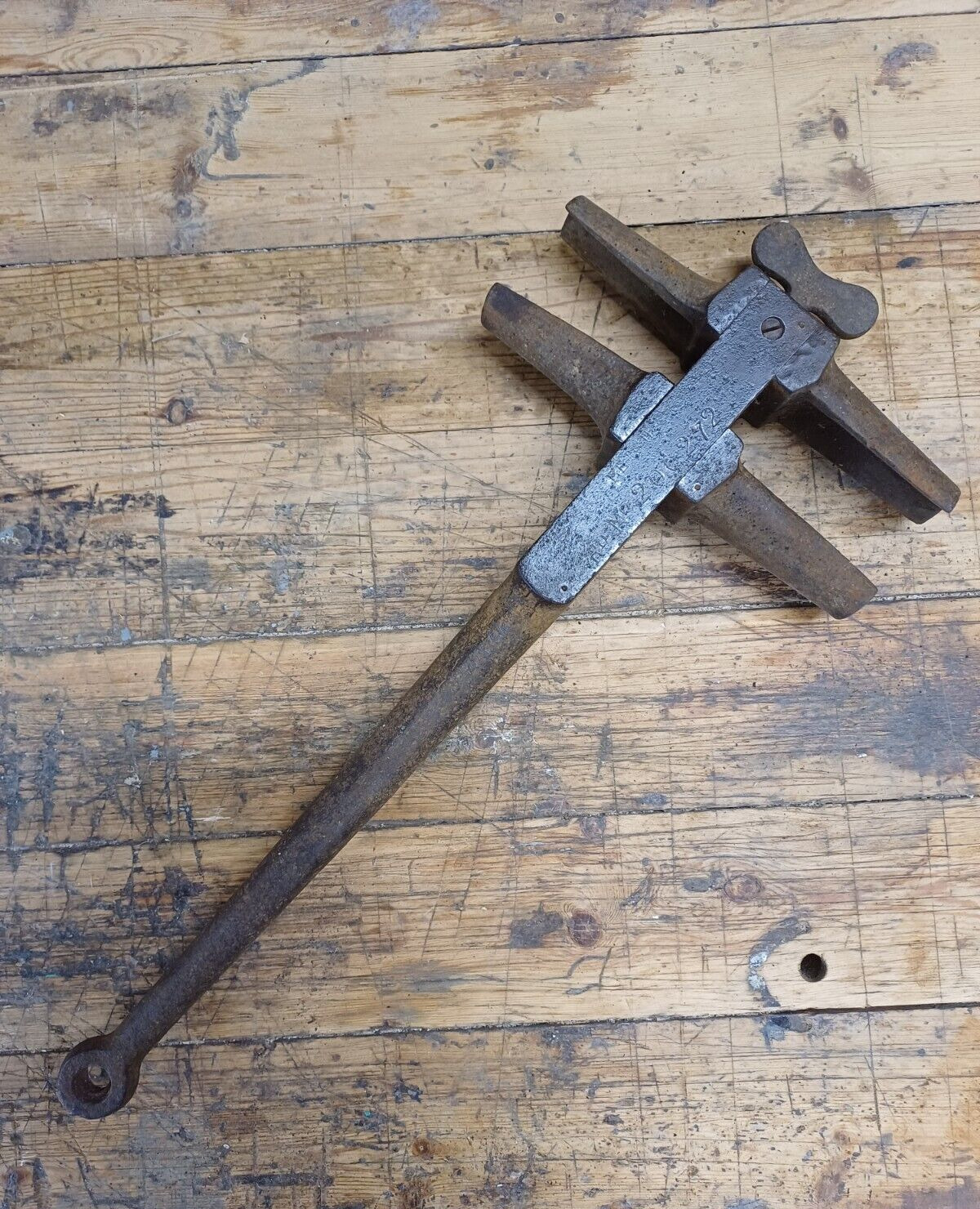 Rare Vintage PETCH Wheelwrights Coach Makers Adjustable Cap & Nut Wrench Spanner