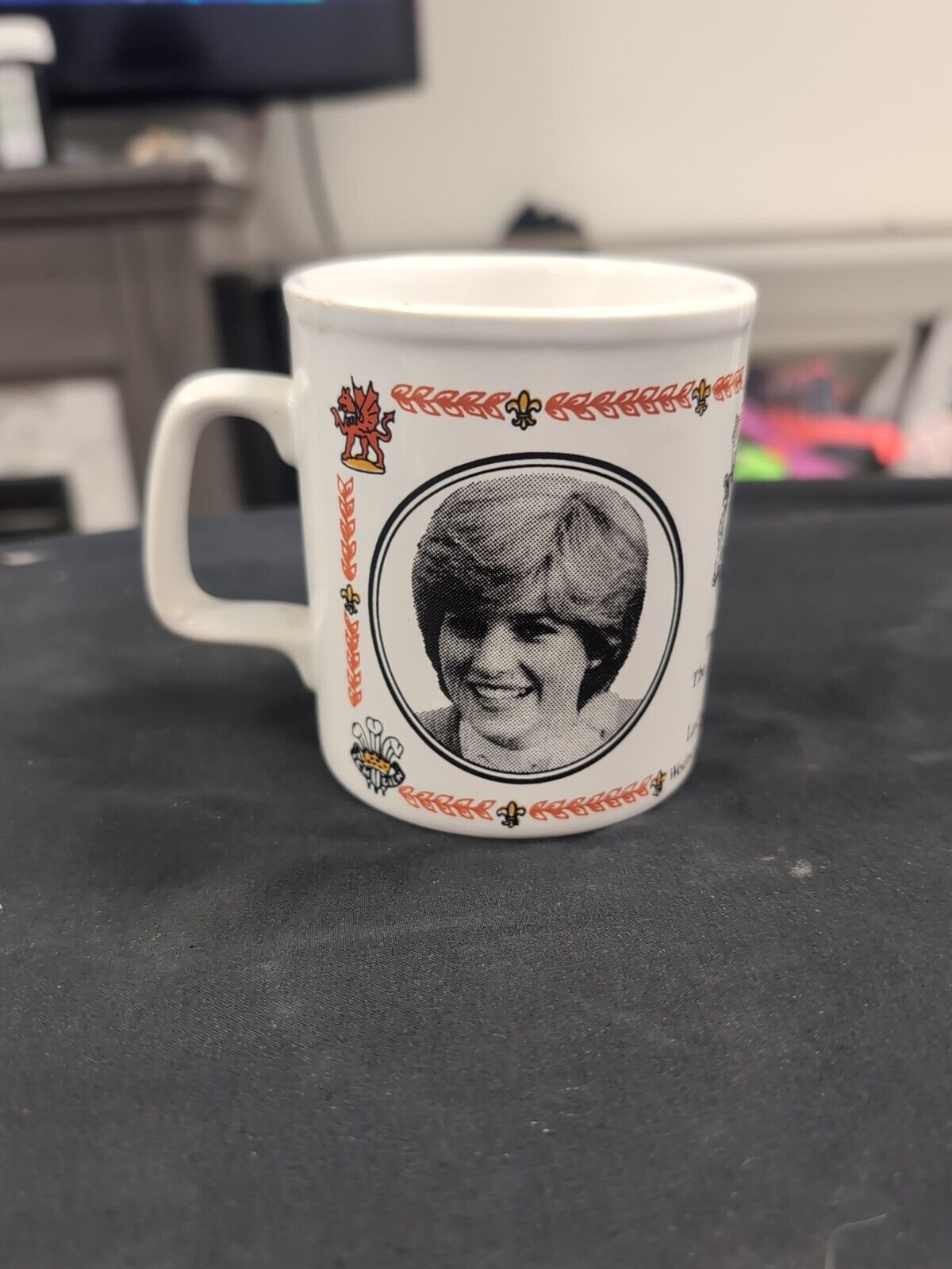 Princess Diana Royal Wedding Vintage Coffee Mug