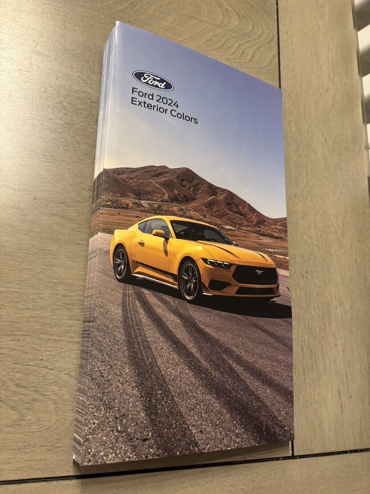2024 FORD CARS TRUCKS EXTERIOR COLORS 4-page Original Dealer Brochure