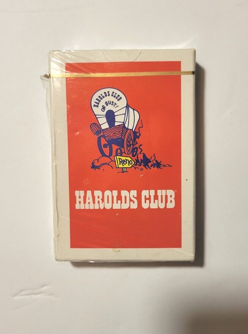 Harolds Club Casino Reno Nevada Sealed Vintage Playing Cards