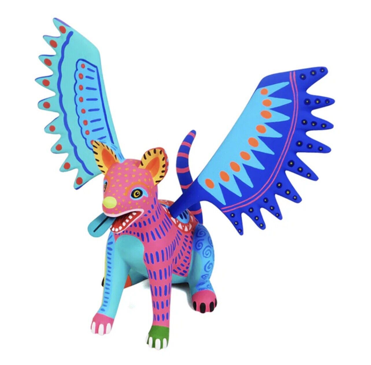 Dante From Coco Movie Alebrije  - Oaxaca Woodcarving By Luis Pablo