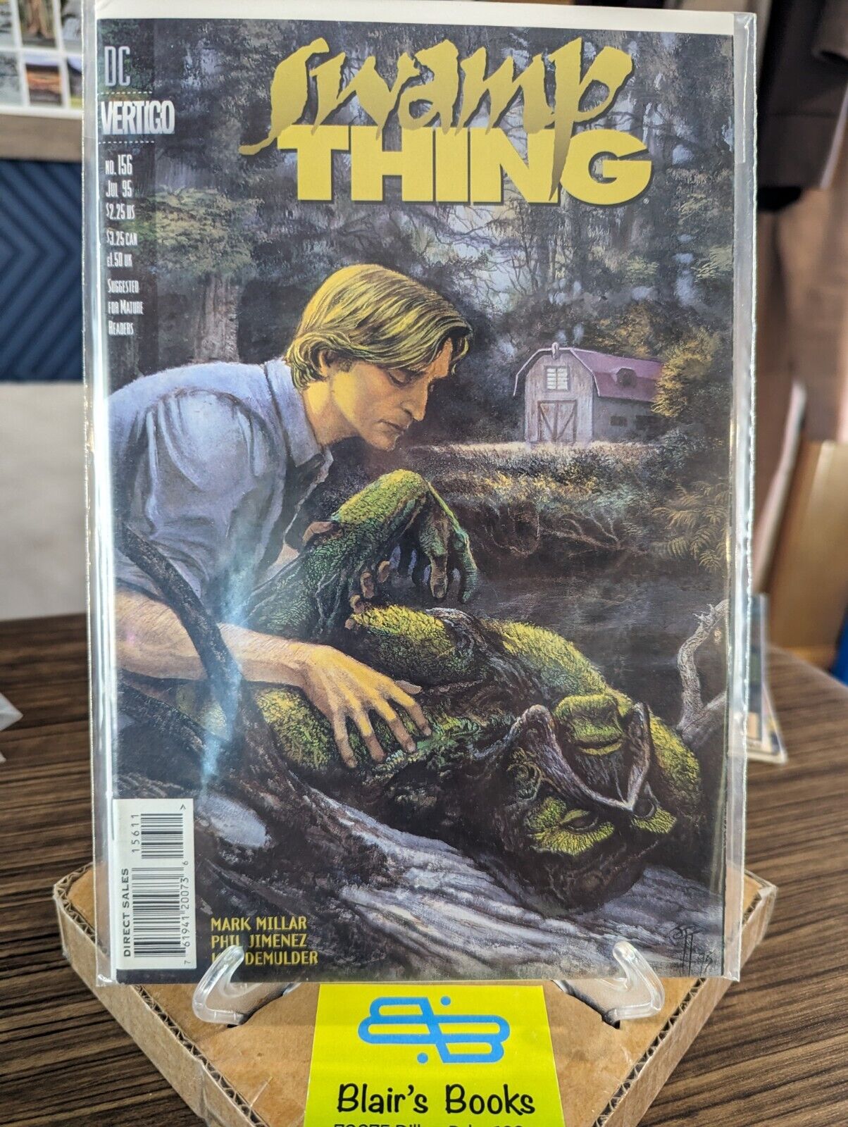 Vintage DC\'s SWAMP THING #156 [1995] VF/NM; Mark Millar, Painted Totleben Cover