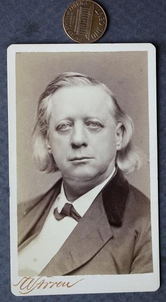 1860-70s Era Civil War Abolitionist Clergyman Henry Ward Beecher CDV photo RARE-