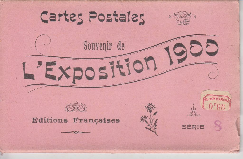 EXPO 1900 Paris 10 Vintages Postcards with original Folder Serie 8(L5674)