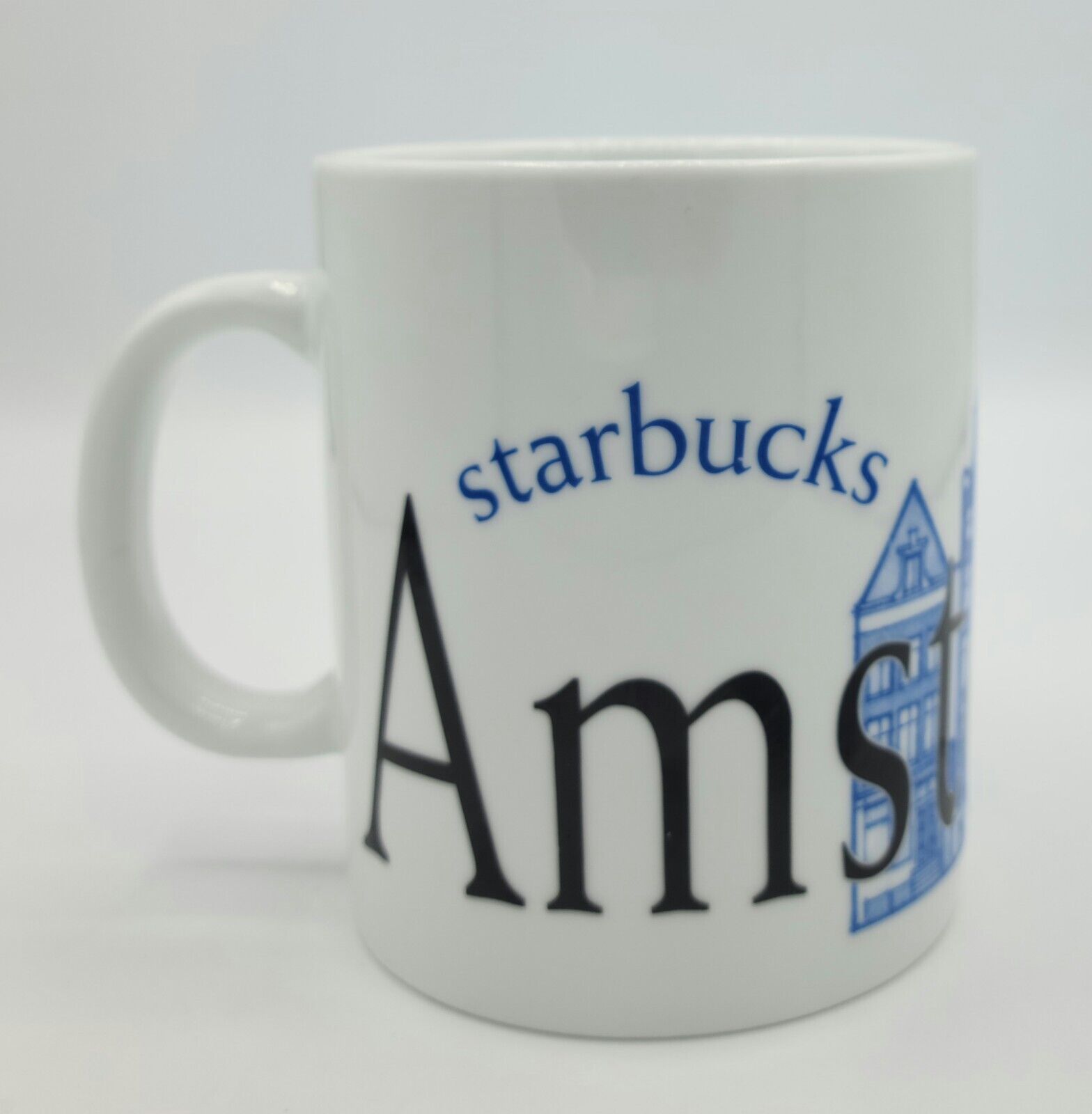 Vintage 2002 Starbucks AMSTERDAM Original City Mug Collector Series 16oz