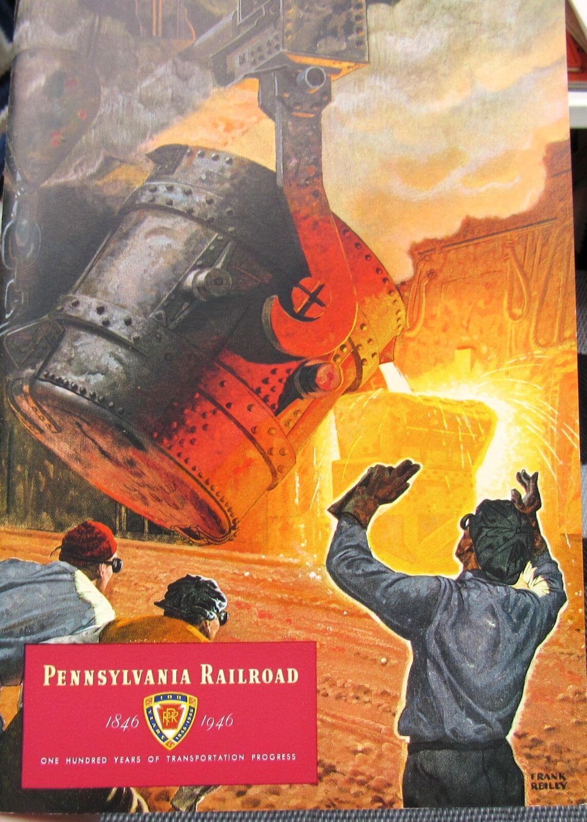 1946 PRR Pennsylvania Railroad South Wind Lunch Menu Rail Foundry Cover Train US