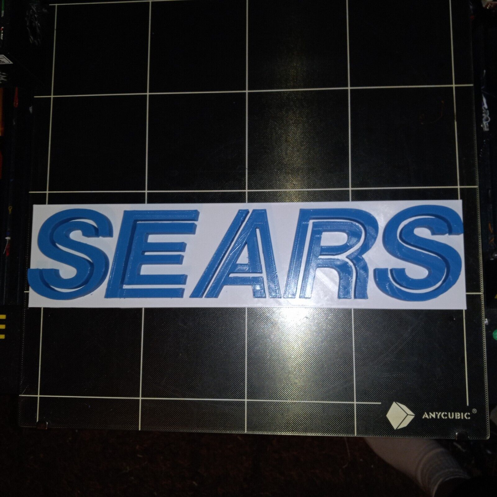 12 Inch Sears 3D Logo Sign 3D Printed Reproduction wall sign (1994) ERA LOGO 